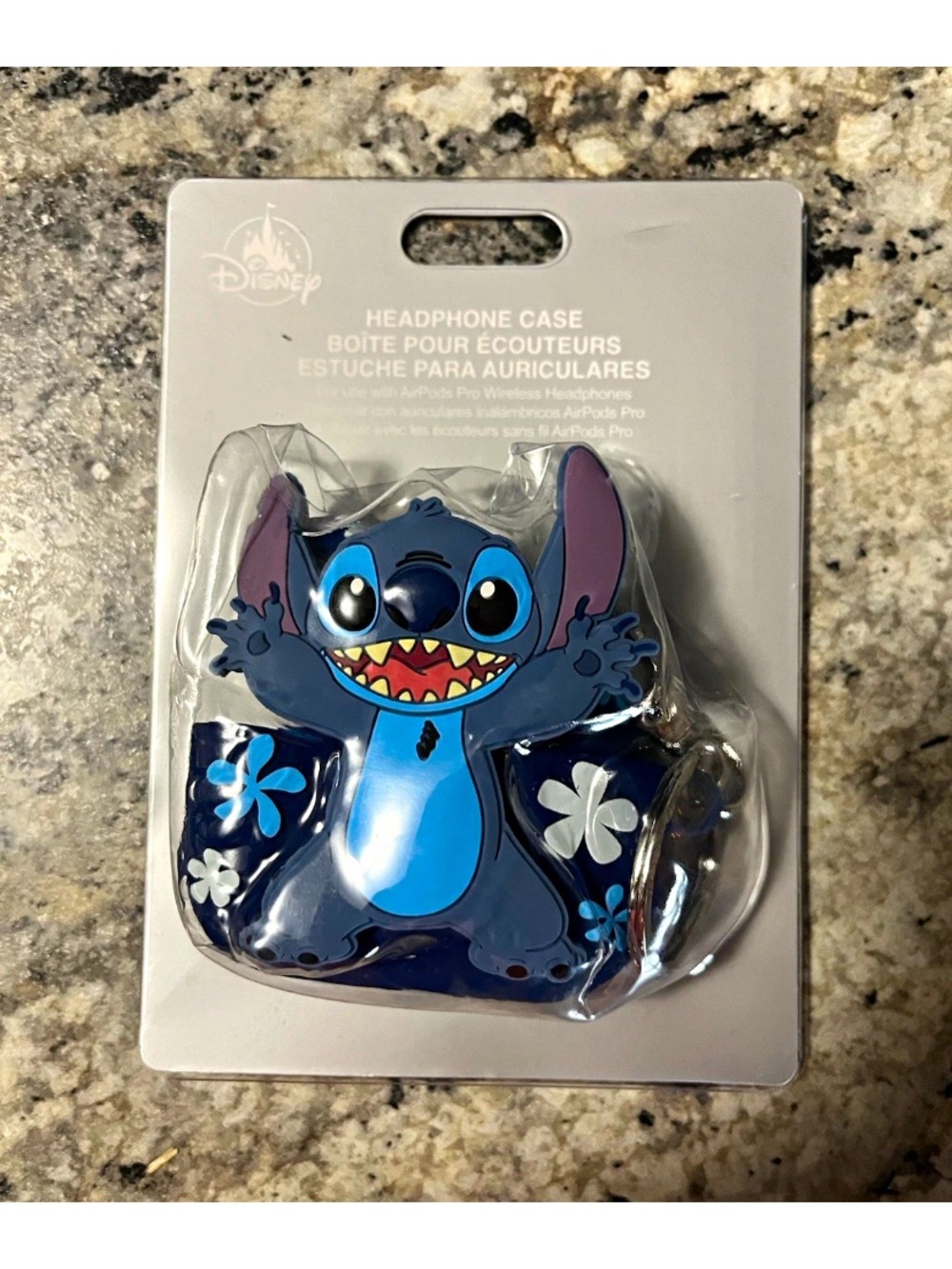 Disney Stitch Navy Silicone Headphone Case